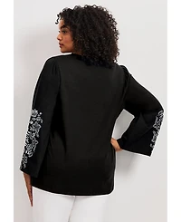 Avenue Women's Novelty Bell Sleeve Top