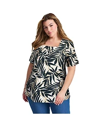 Avenue Women's Smocked Squareneck Top