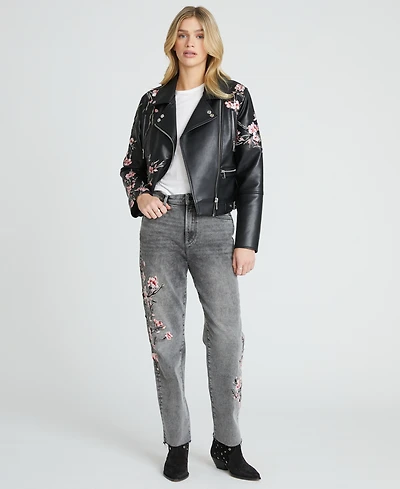 Driftwood Women's High-Rise Straight-Leg Jeans