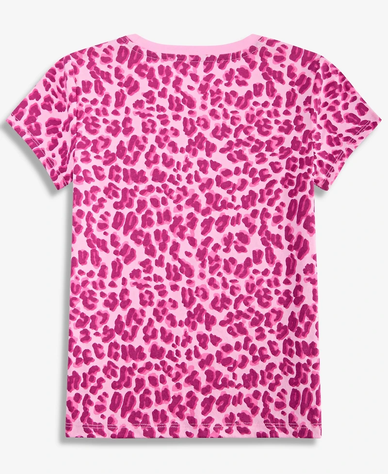 Epic Threads Girls 5-20 Short-Sleeve Leopard-Print T-Shirt, Macy's Exclusive