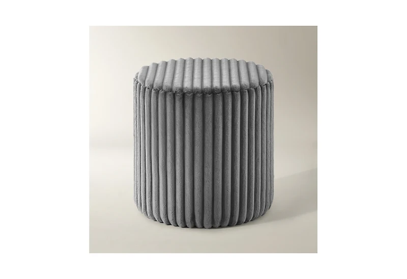 Fleece Stool - Grey