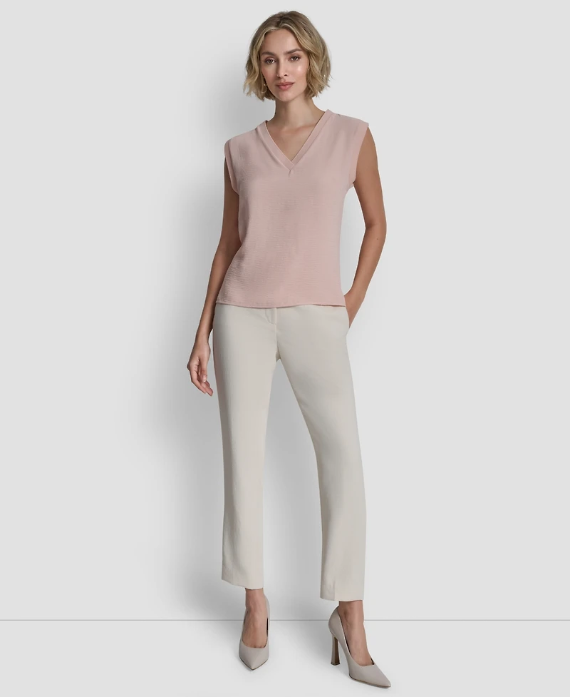 Dkny Women's V-neck Sleeveless Top