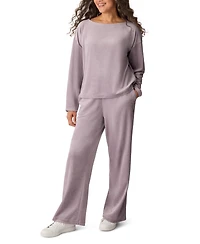 Eileen Fisher Women's Boxy Bateau Neck Top