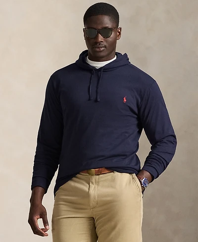 Polo Ralph Lauren Men's Big & Tall Jersey Hooded T-Shirt