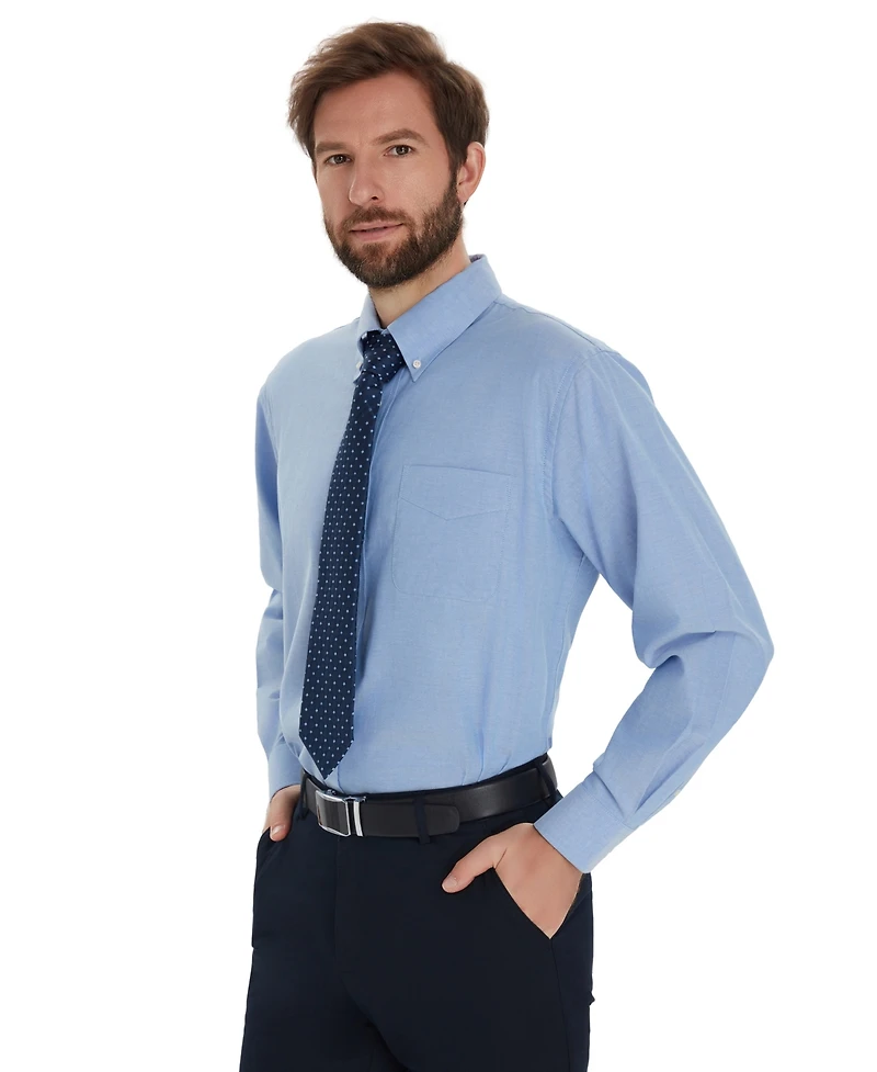 Club Room Men's Oxford Solid Dress Shirt, Macy's Exclusive