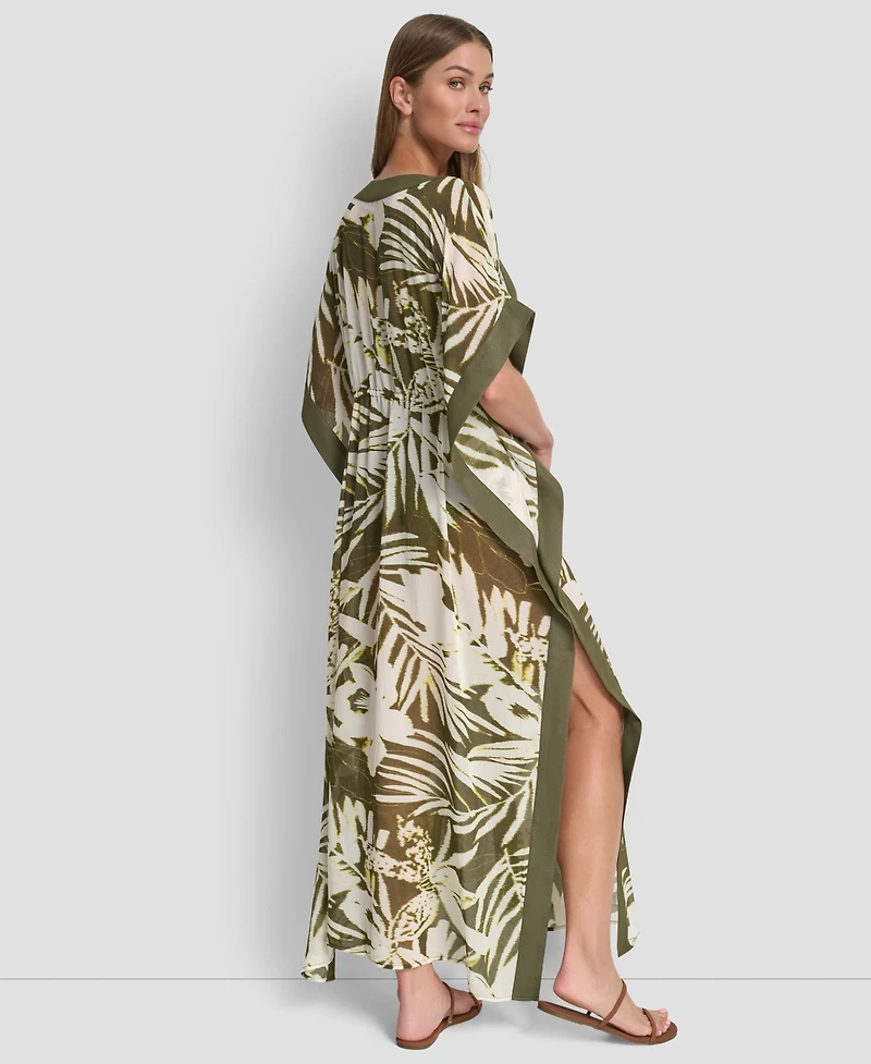 Dkny Women's Tie-Front Cover-Up Kaftan