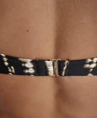 Dkny Women's Shirred U-Wire Bandeau Bikini Top