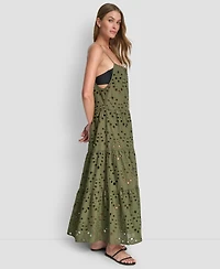 Dkny Women's Tiered Maxi Dress Swim Cover-Up