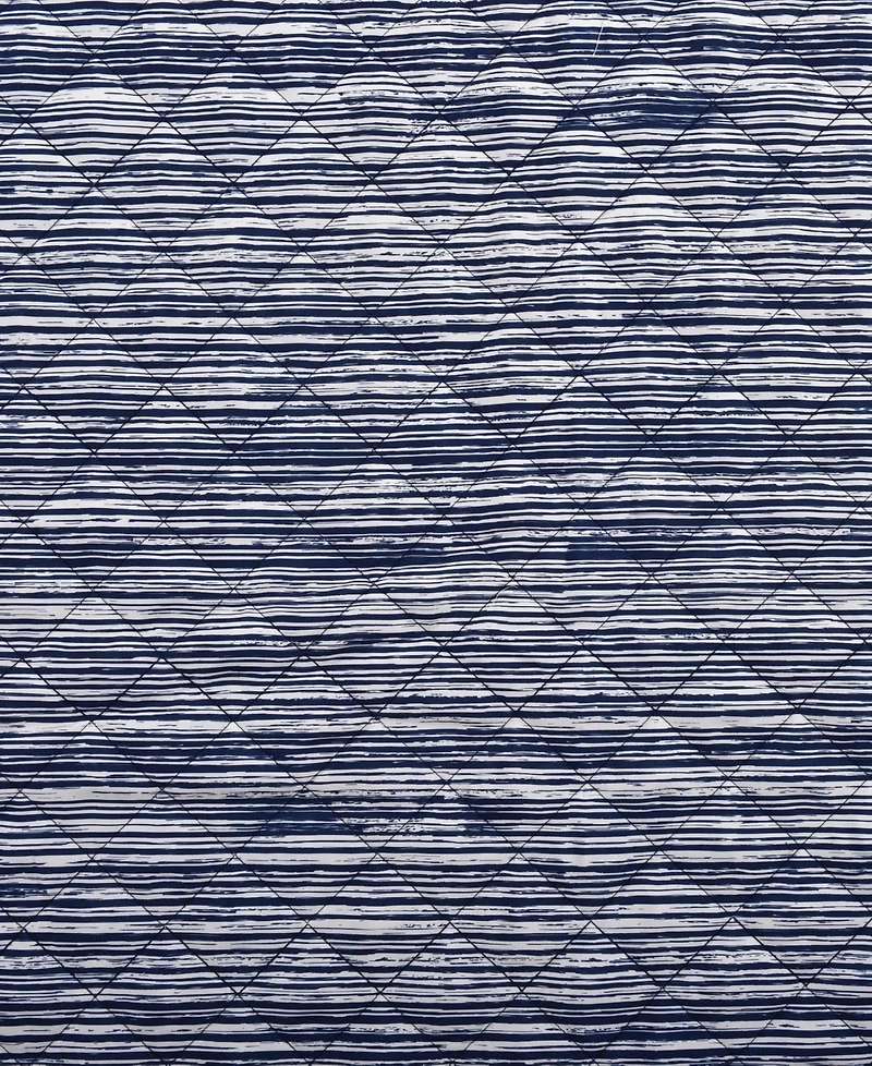 Royal Court Dalton Sleek Stripe 3-Pc. Quilt Set, Full/Queen