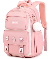 Batfox Pink Girls Backpack Kids Backpack for Girls