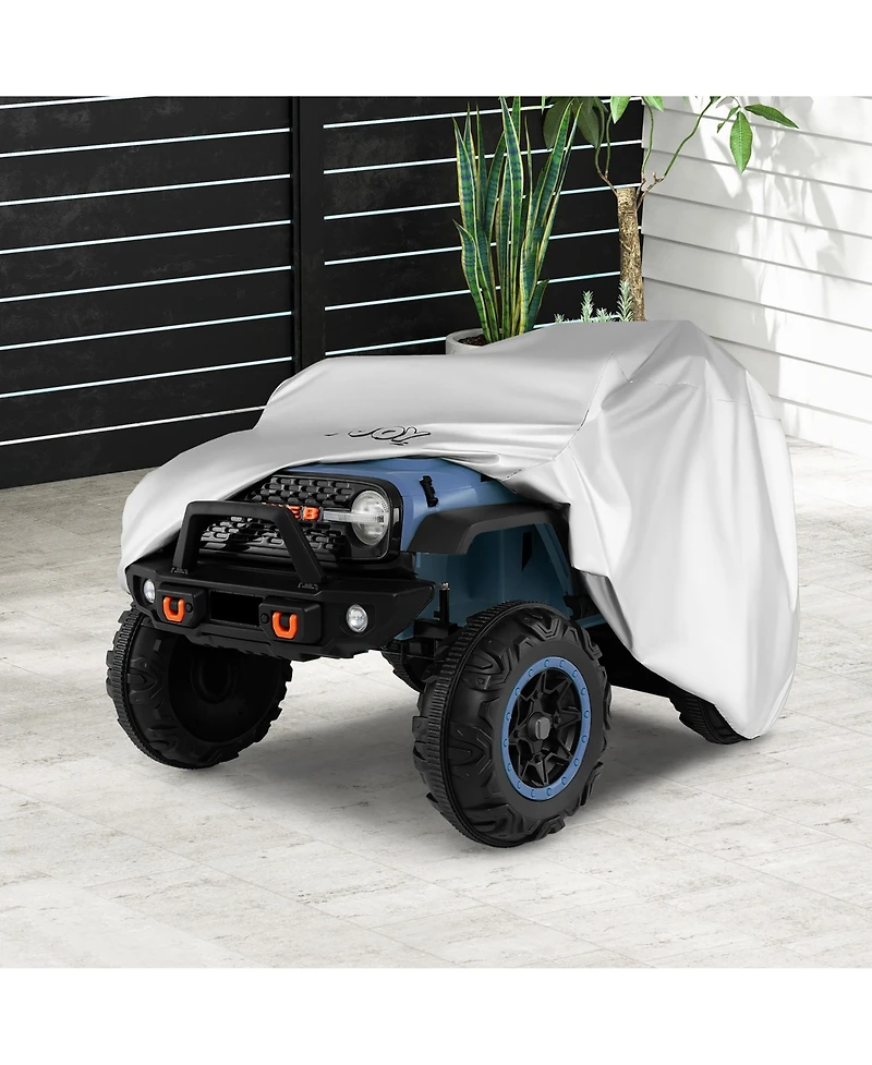 Gymax Kids Ride-On Toy Car Cover w/Silver Coating Storage Bag Universal Fit for Truck