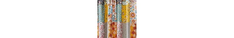 Barefoot Bungalow Carliei Curtain Panel Pair - Set of 2 - 50x63" and 3x24", Calico