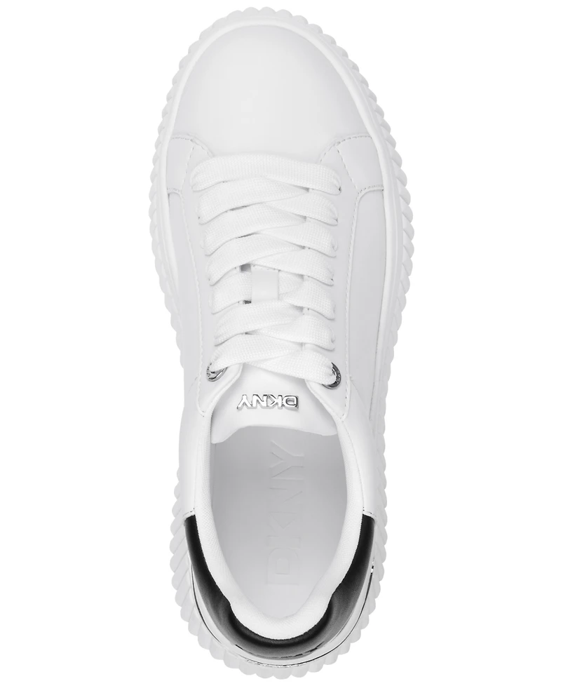 Dkny Women's Lobeco Lace Up Platform Sneakers