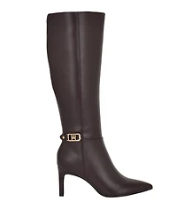 Tommy Hilfiger Women's Janyze Side Zip Pointed Toe Dress Boots