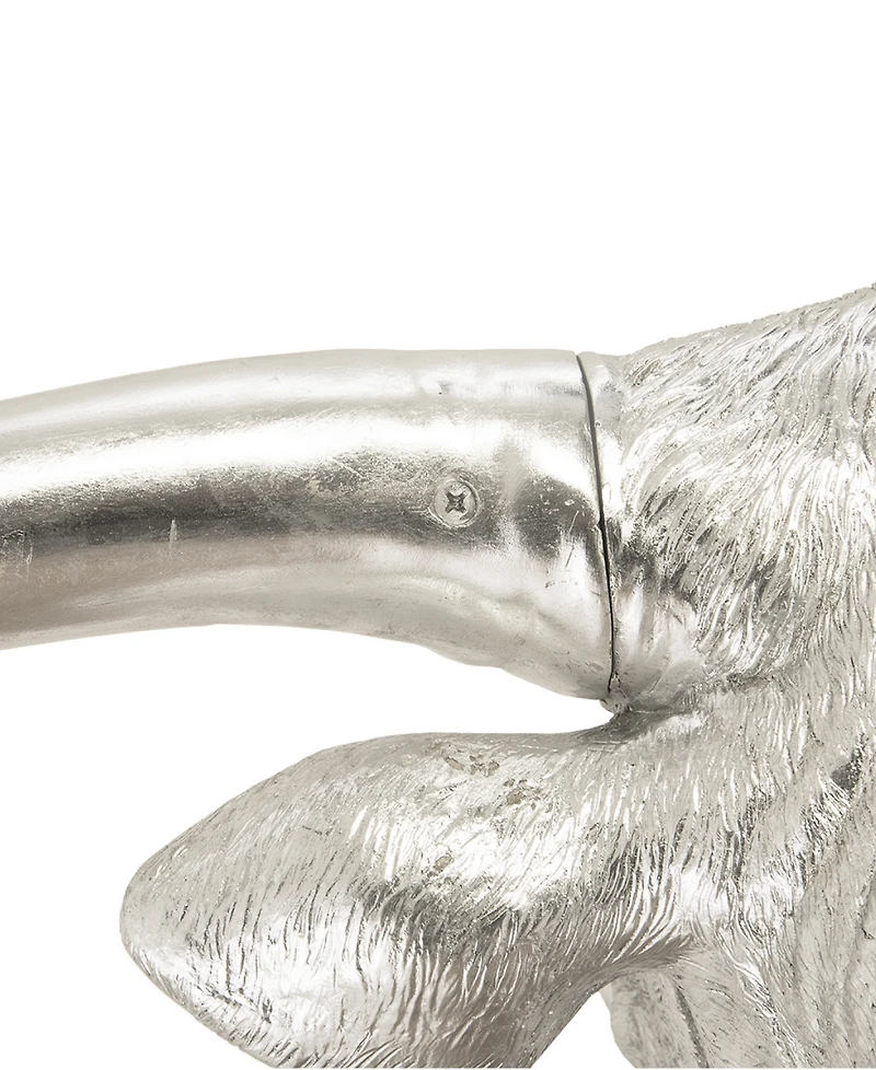 Phillips Collection Longhorn Bull Leaf Resin Wall Art