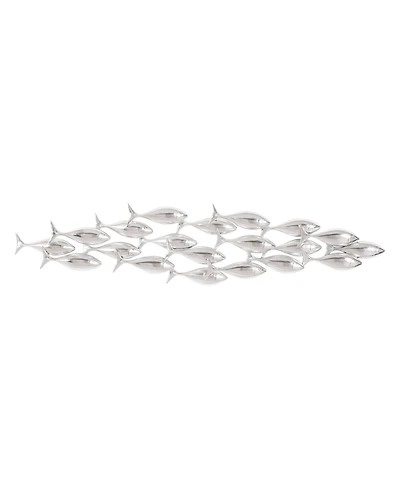 Phillips Collection School of Fish Resin Leaf Wall Art