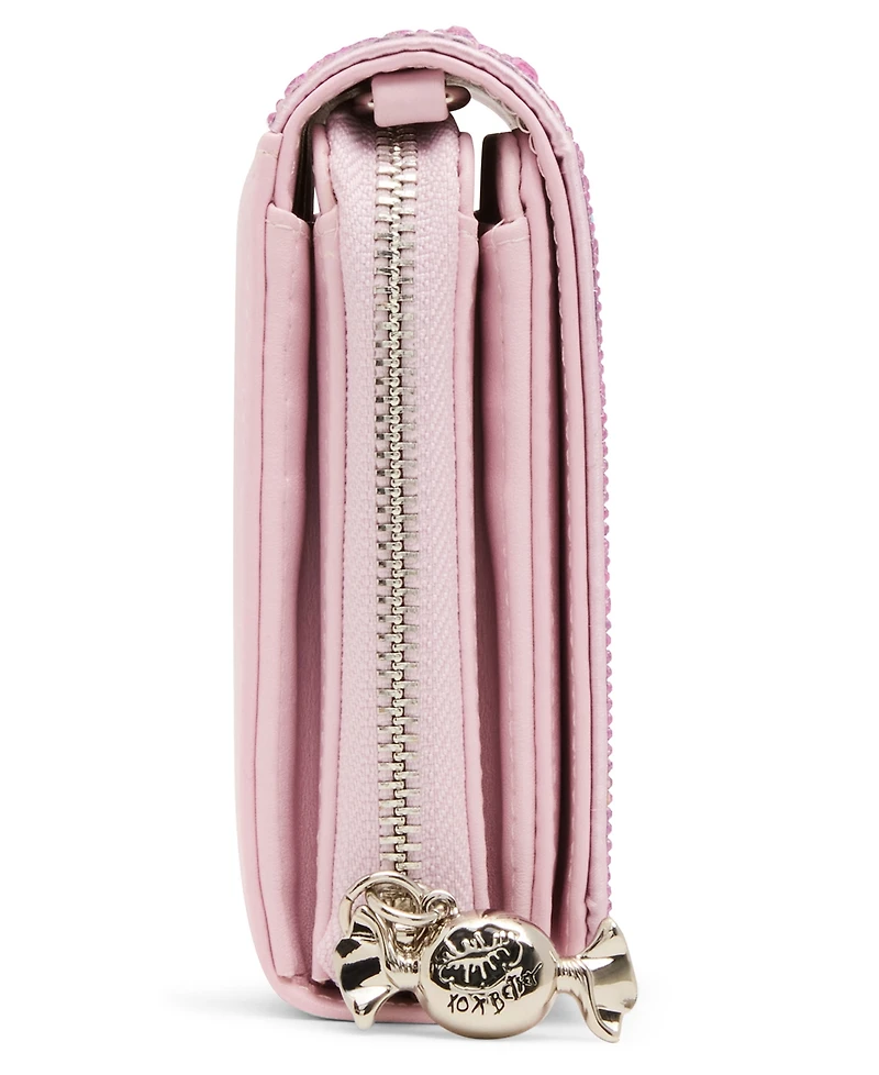 Betsey Johnson Candy Hearts Wallet Crossbody Bag