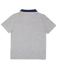 Tommy Bahama Boys Short Sleeve Embroidered Heather Polo Shirt