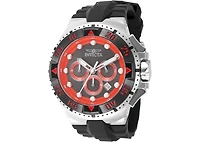 Invicta Men's 48536 Excursion Quartz VD53 Gunmetal, Red Dial Watch