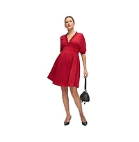 Ingrid + Isabel Maternity Deep V Short Dress