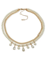 Karl Lagerfeld Paris Imitation Pearl Collar Necklace