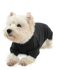 Leveret Dog Cotton Pajama Solid Dark Gray