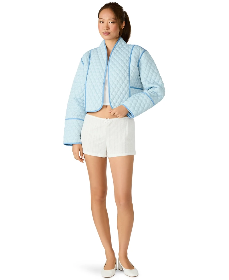 Steve Madden Women's Adalynn Collarless Jacket