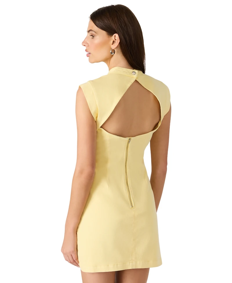 Steve Madden Women's Barca Mock Neck Bodycon Dress