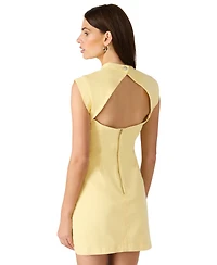 Steve Madden Women's Barca Mock Neck Bodycon Dress