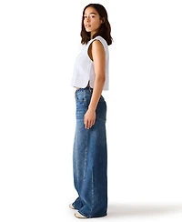 Steve Madden Women's Alessa Sleeveless Button Front Top