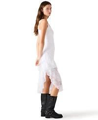 Steve Madden Women's Lorene Collarless Fit-and-Flare Dress