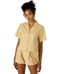 Steve Madden Women's Sandra Collared Button Front Top