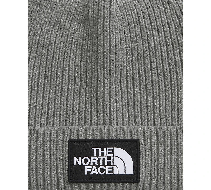 The North Face Boys Logo Rib-Knit Box Cuffed Beanie