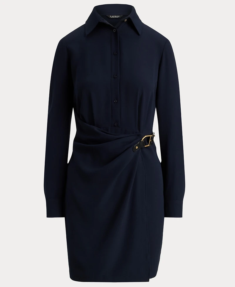 Lauren Ralph Women's Buckle-Trim Shirt Dress