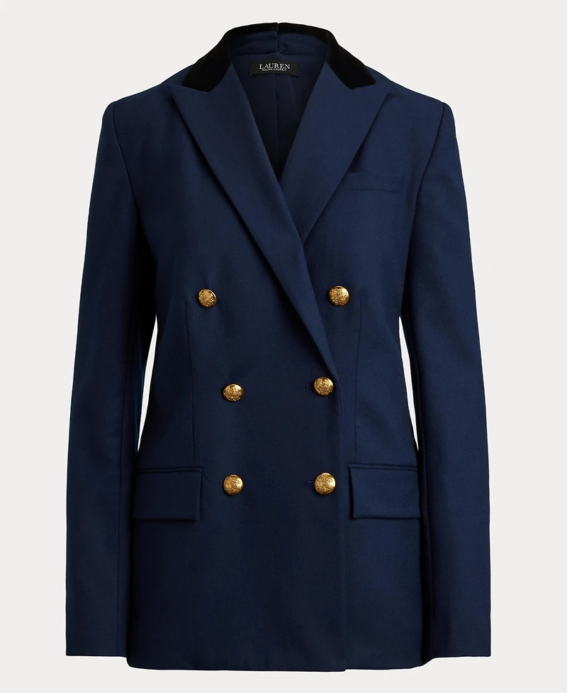 Lauren Ralph Women's Double-Breasted Twill Blazer