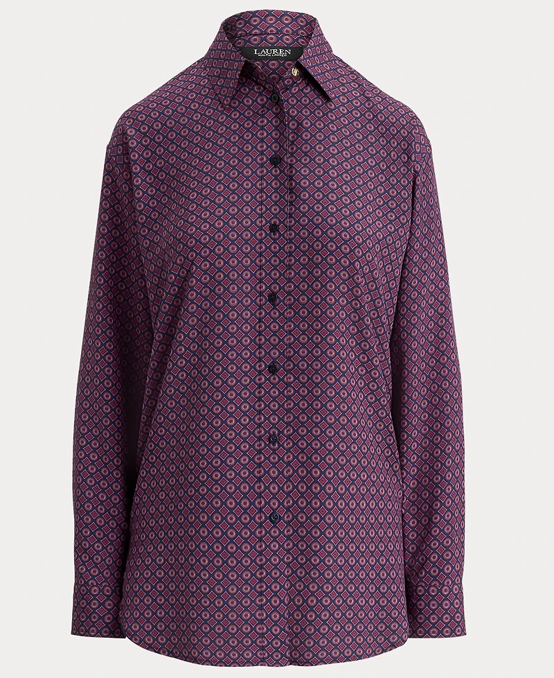 Lauren Ralph Women's Foulard Print Shirt