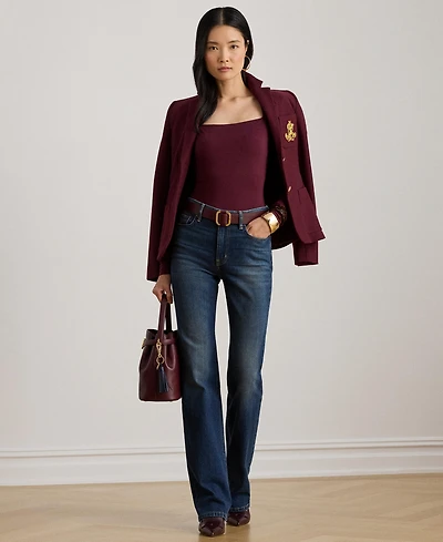 Lauren Ralph Women's High-Rise Straight Jeans