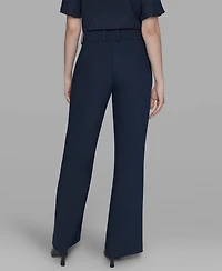 Karl Lagerfeld Paris Women's Flare Leg Pants