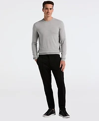 Perry Ellis Men's Crewneck Tech Pullover Sweater