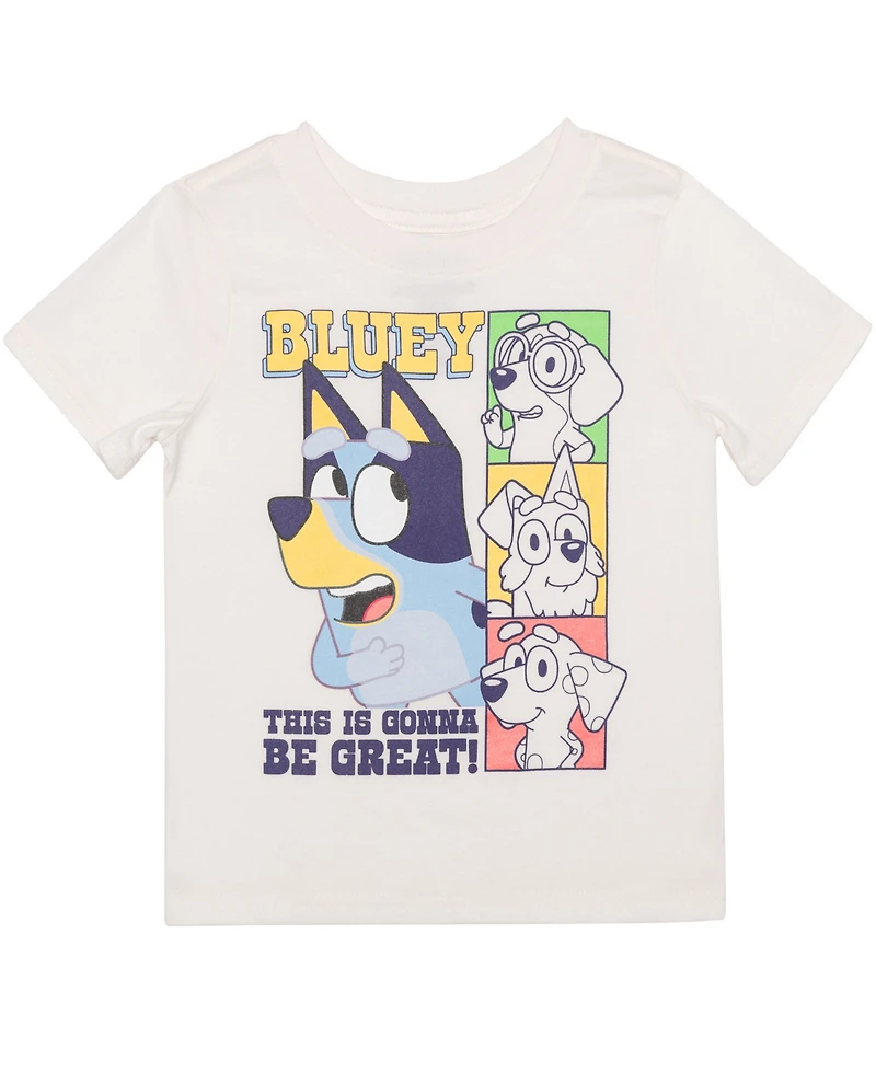 Bluey Boys Toddler 2T-5T Gonna Be Great Short-Sleeve T-Shirt