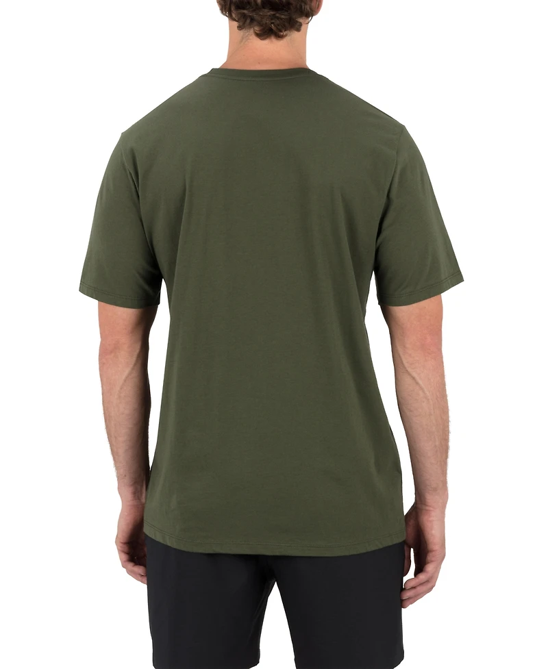 Hurley Men's Wet Sand Short-Sleeve Crewneck T-Shirt