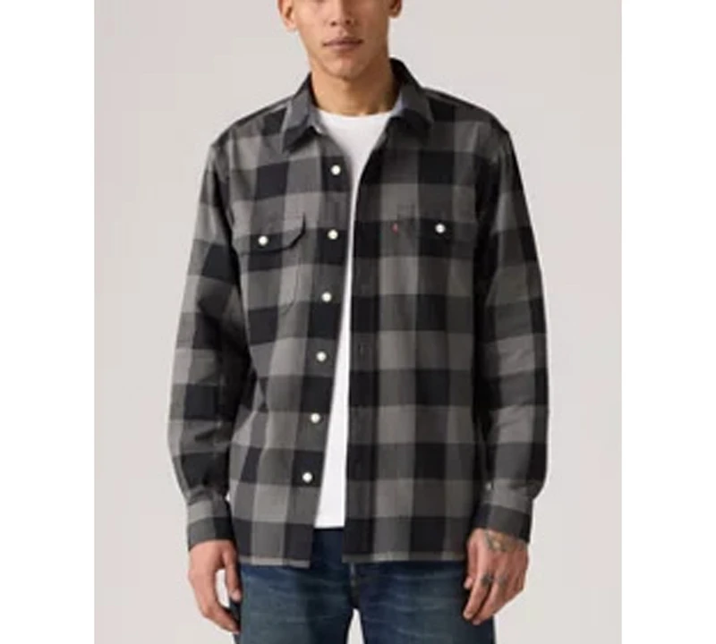 Levi's Men's Relaxed Fit Long Sleeve Button Front Worker Shirt