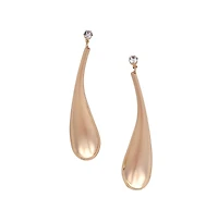 Sohi Women's The Elongated Drip Jewellery Set - Pale Gold