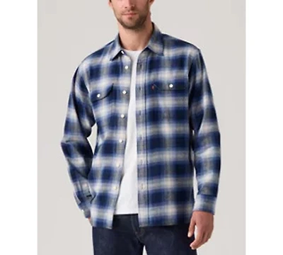 Levi's Men's Relaxed Fit Long Sleeve Button Front Worker Shirt