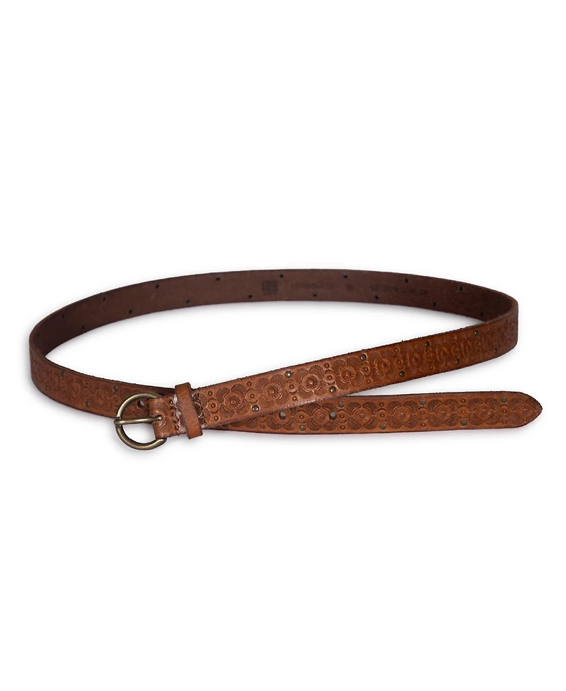 Frye Women's 20MM Tooling Stud Belt