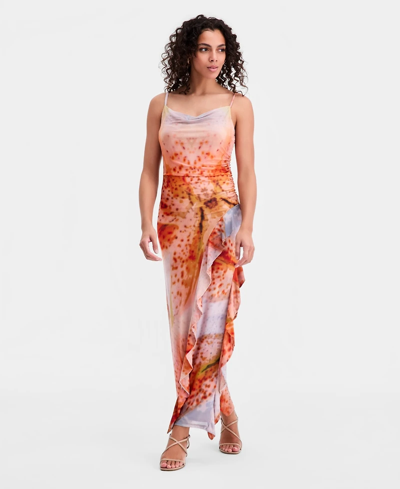 Bar Iii Women's Ruffled Sleeveless Dress, Macy's Exclusive