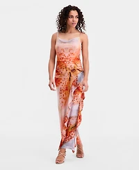 Bar Iii Women's Ruffled Sleeveless Dress, Macy's Exclusive