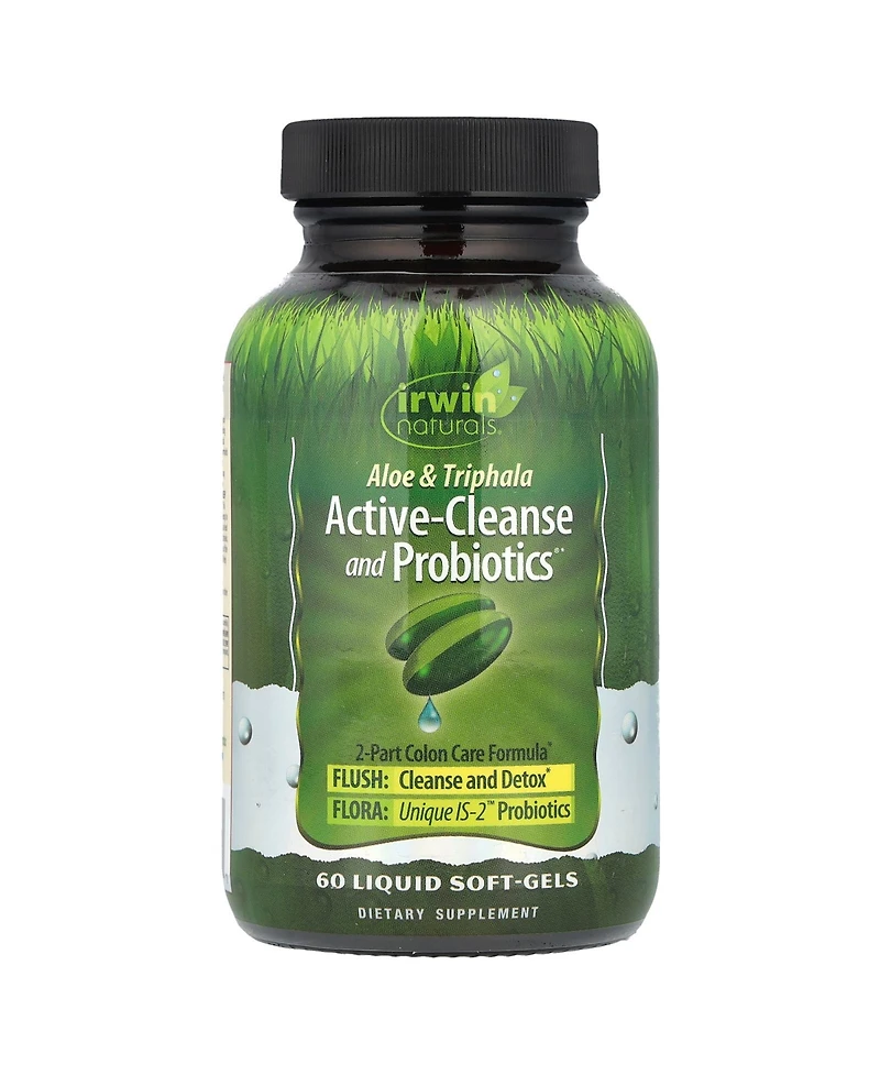 Irwin Naturals Aloe & Triphala Active-Cleanse and Probiotics