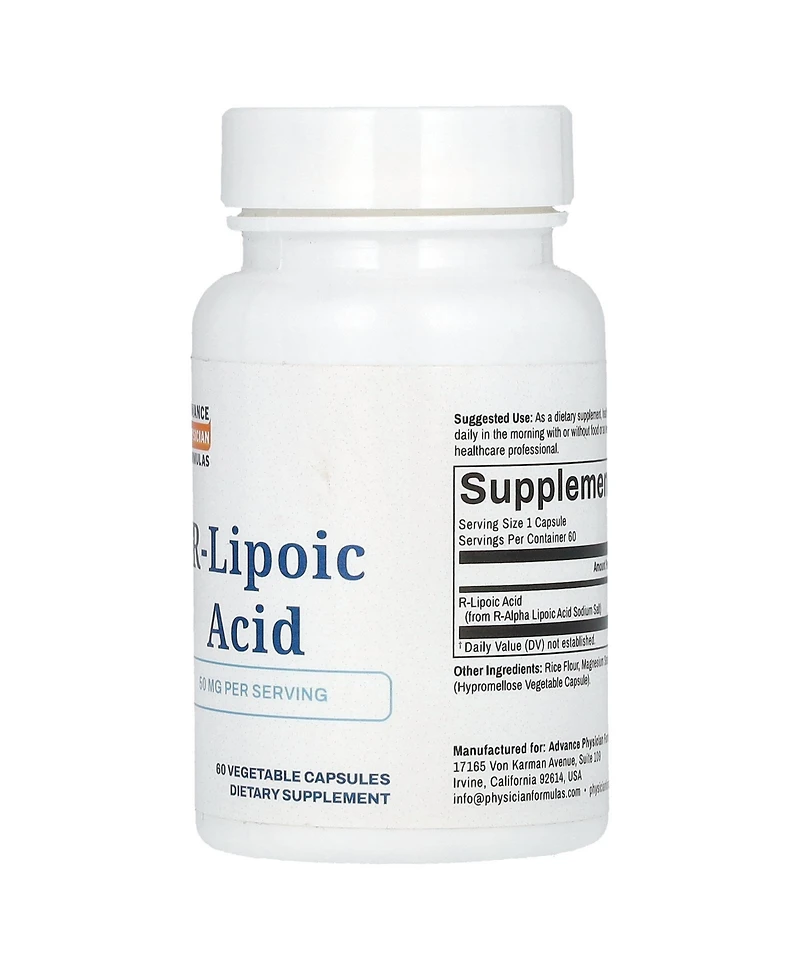 Advance Physician Formulas R-Lipoic Acid 50 mg