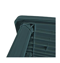 vidaXL Patio Table Green 39.8"x26.8"x28.3" Plastic